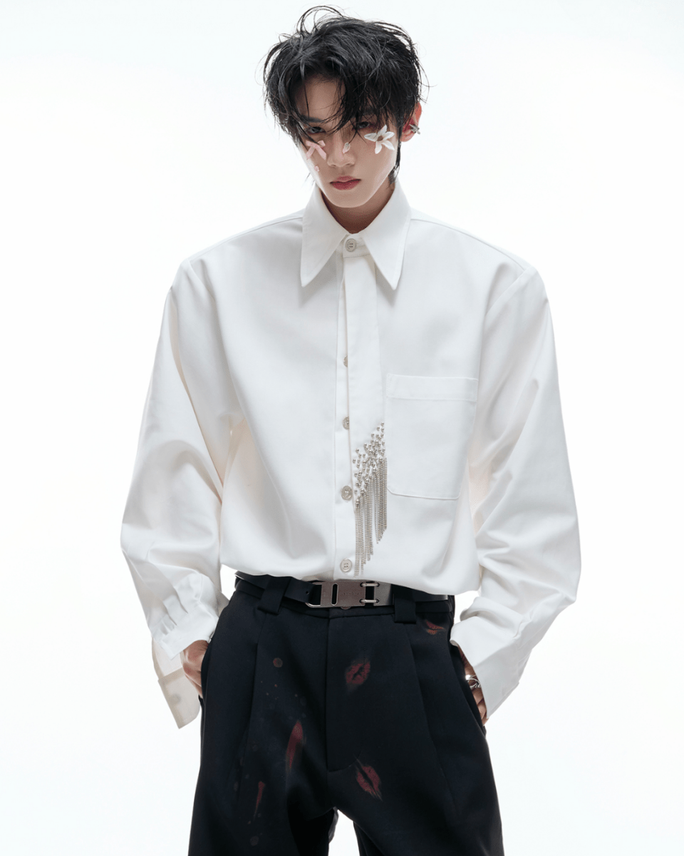 ArguE CulturE】niche tie design shirt na2171 – Nanostudio