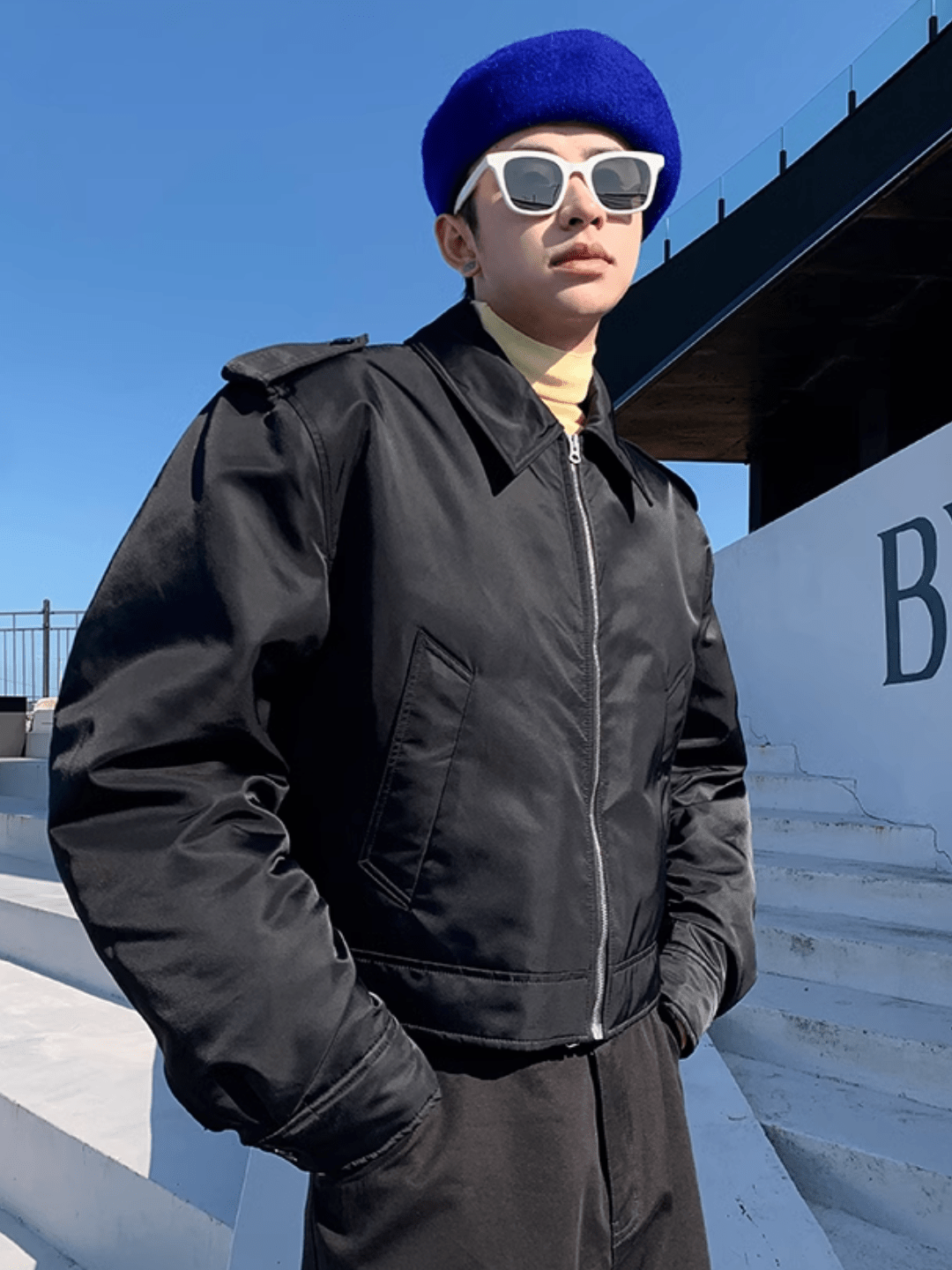 Short cotton jacket discount