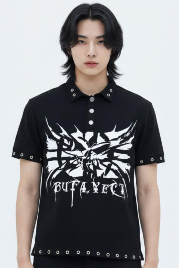 Graphic Polo Shirt  na2605