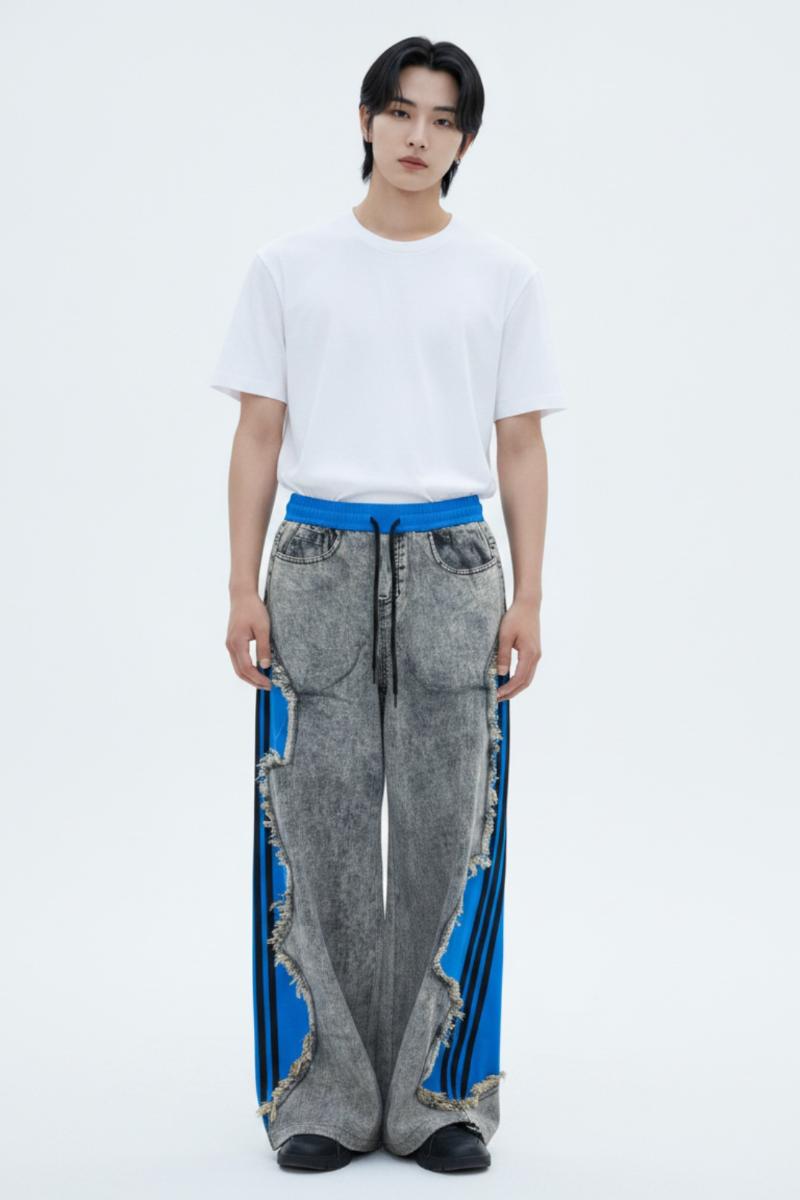 Cutout Denim Pants  na2619