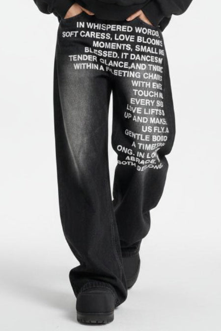 Printed Jeans  na2625