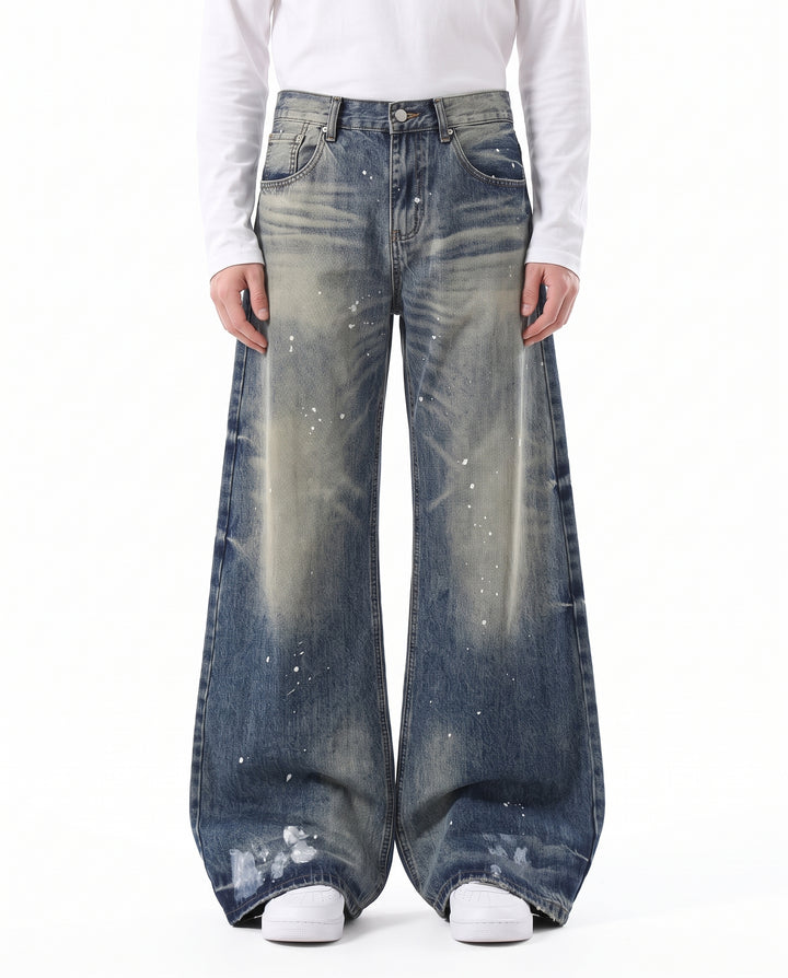 Washed Wide Jeans na3203
