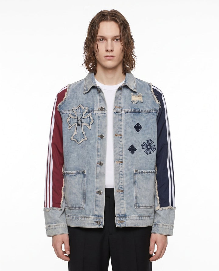 Patchwork Denim Jacket na3046
