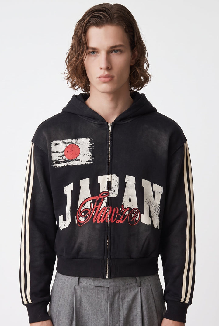 Graphic Zip Hoodie na2756