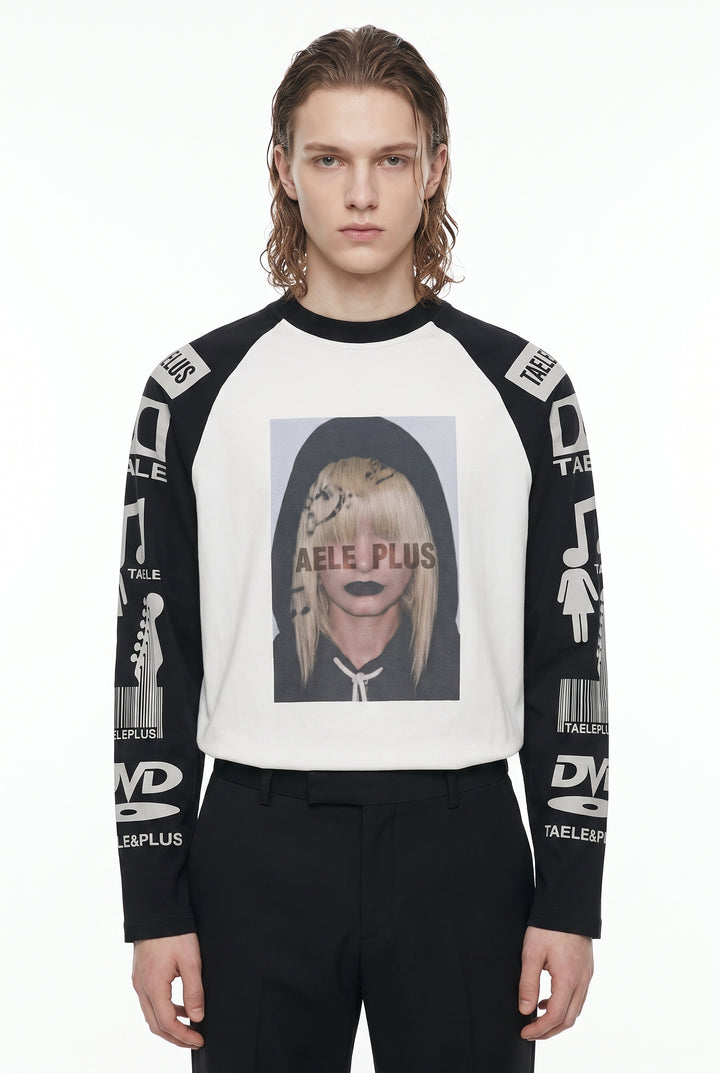 Graphic Raglan Tee na2742