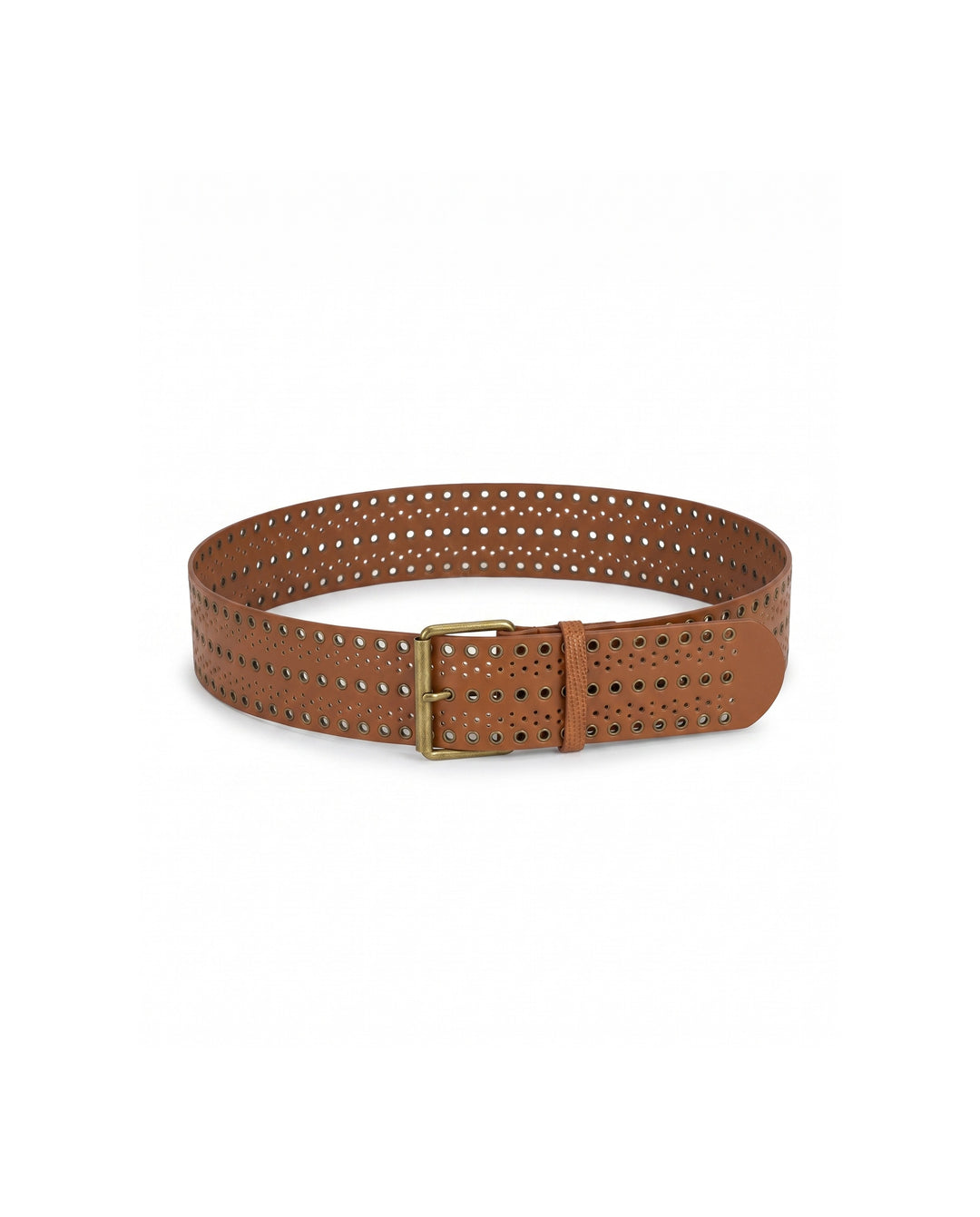 Eyelet Leather Belt na2933