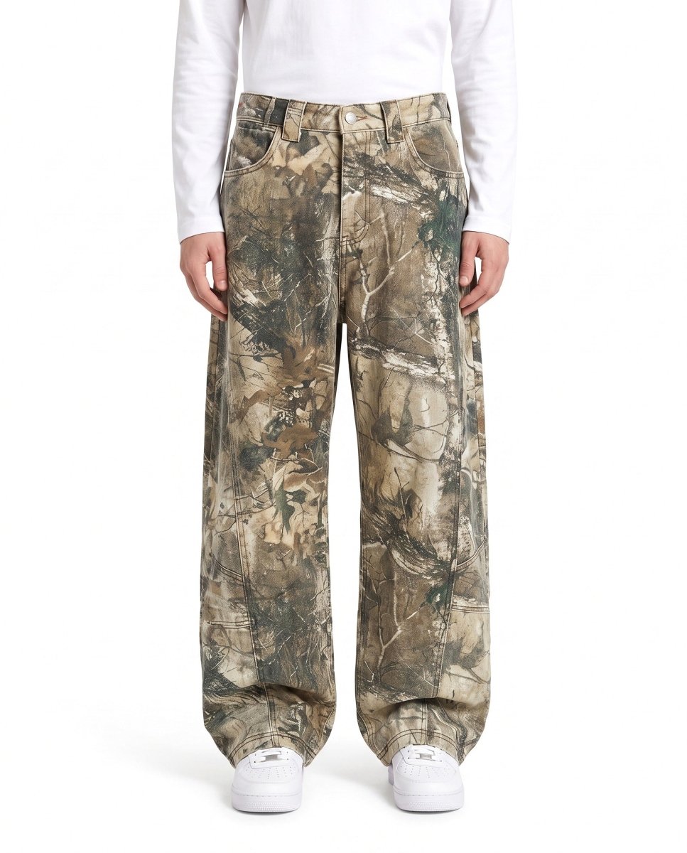 Camo Wide Pants na3008
