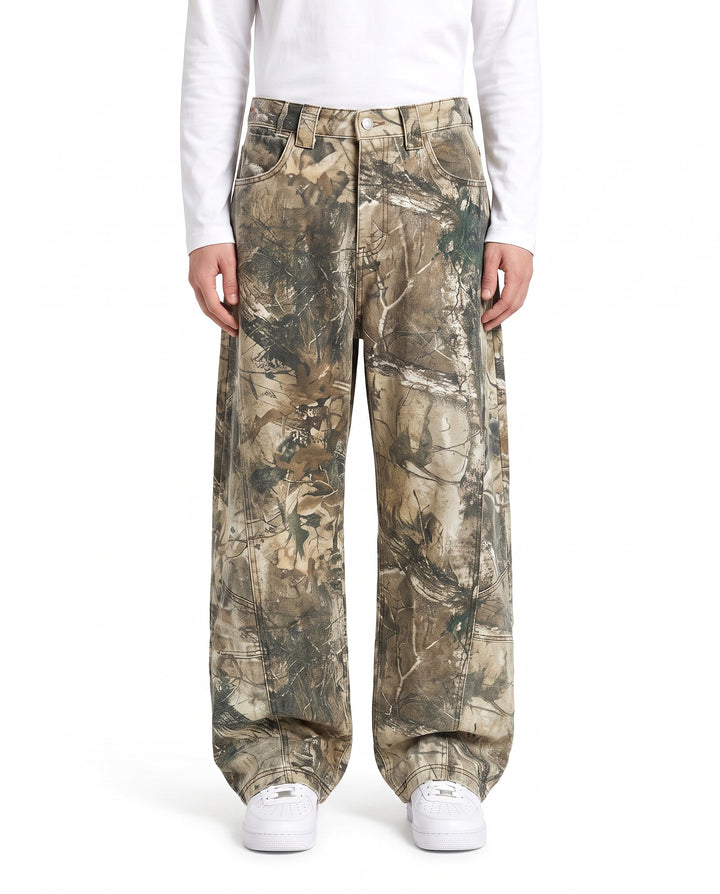 Camo Wide Pants na3008