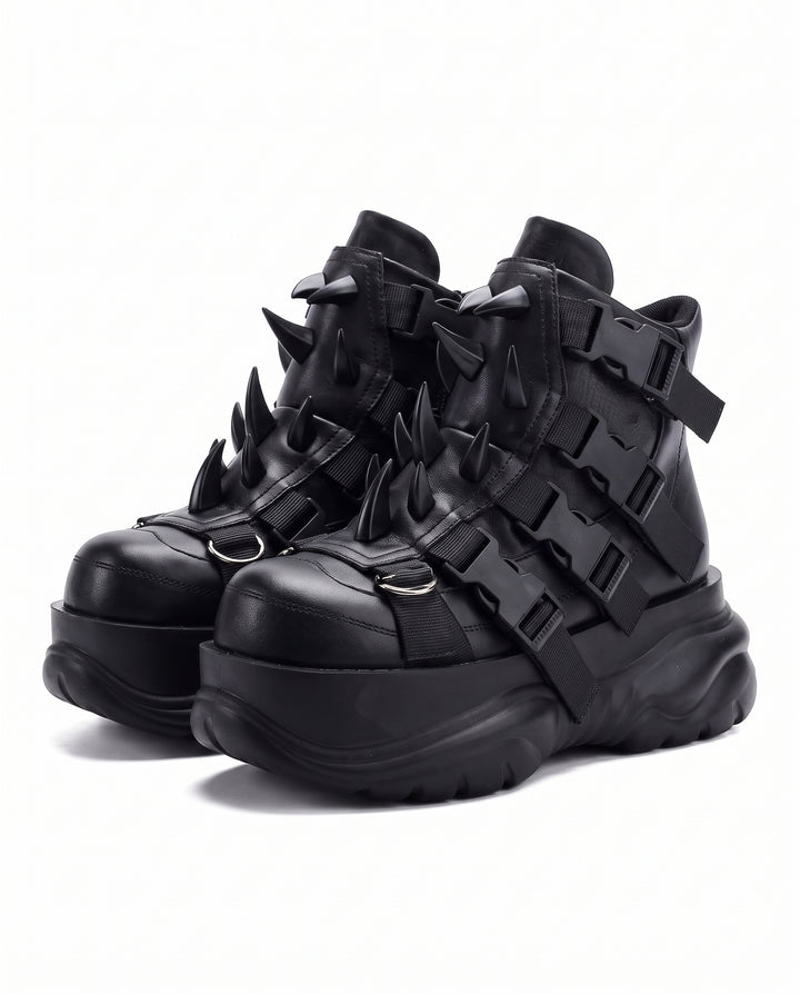 Spiked Platform Sneakers na3173