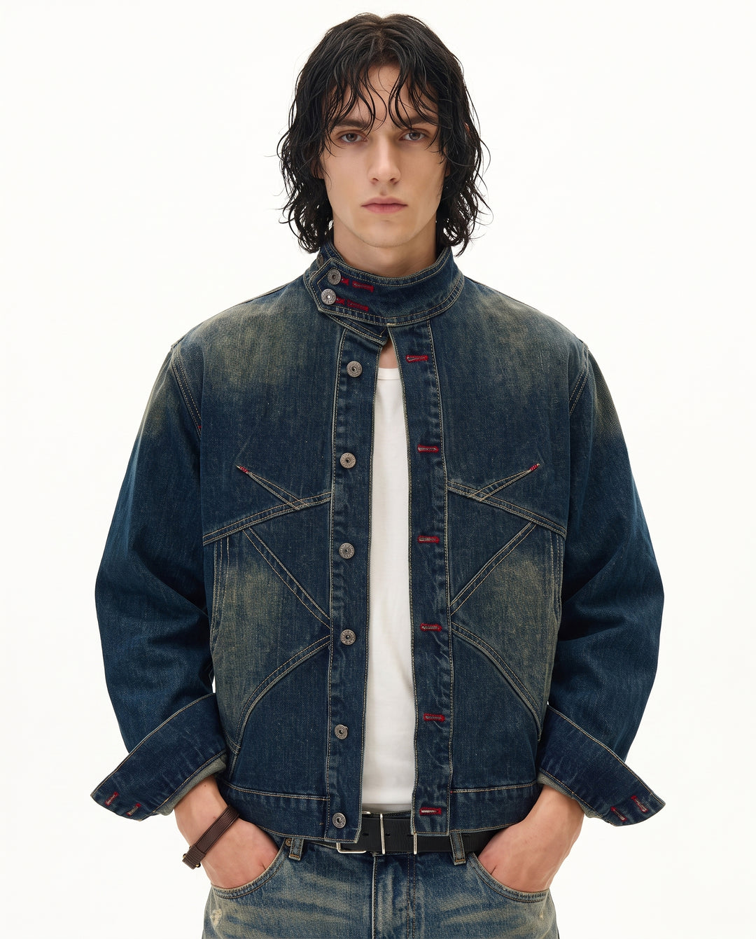 Washed Denim Jacket na2884