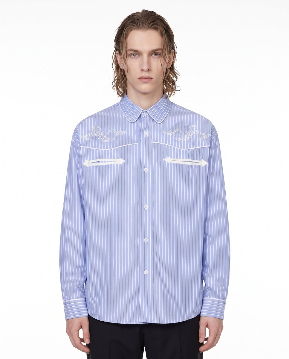 Western Striped Shirt na3024