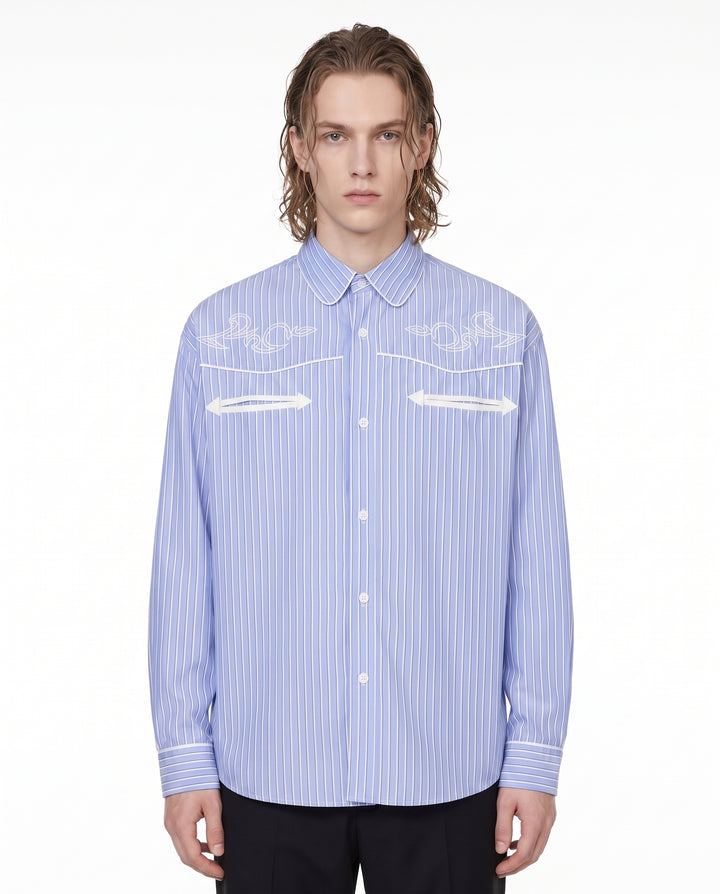 Western Striped Shirt na3024