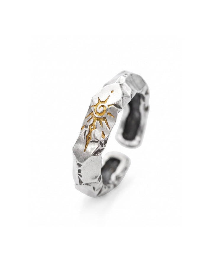 Sun Silver Ring na2939