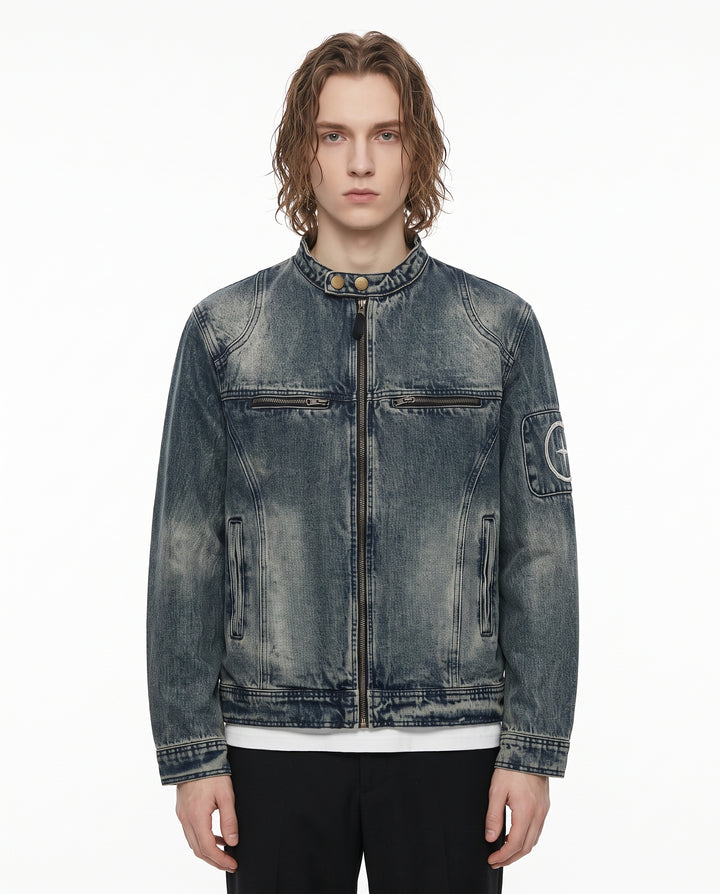 Washed Denim Jacket na3195