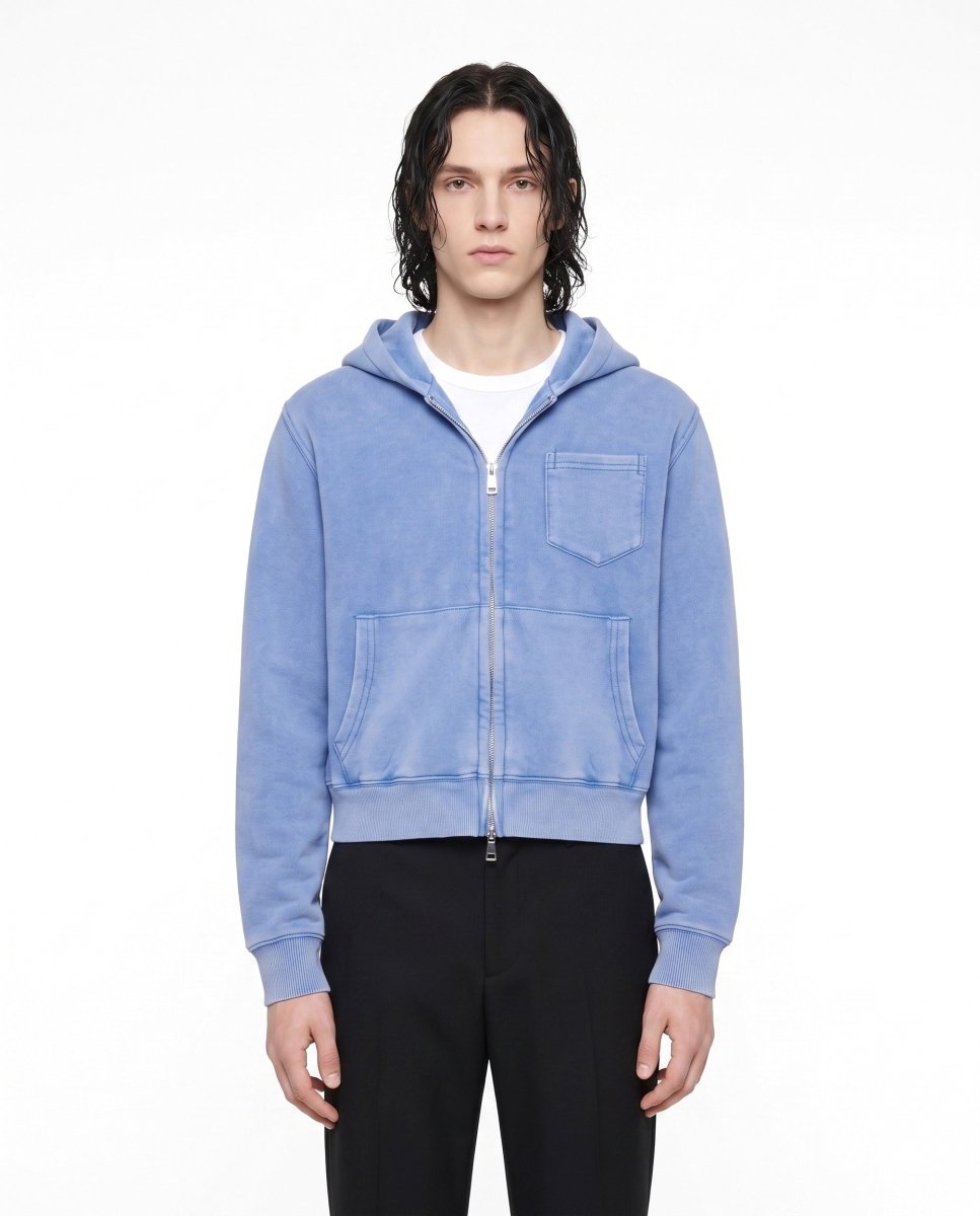 Washed Zip Hoodie na3017