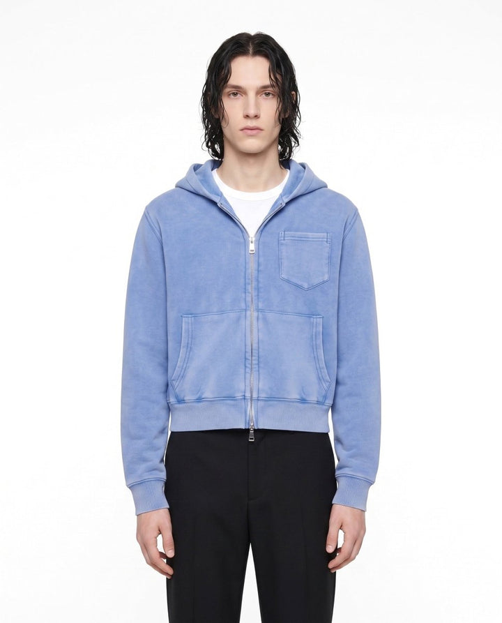 Washed Zip Hoodie na3017