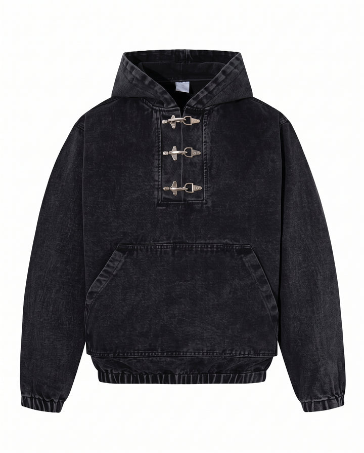 Washed Denim Hoodie na3165