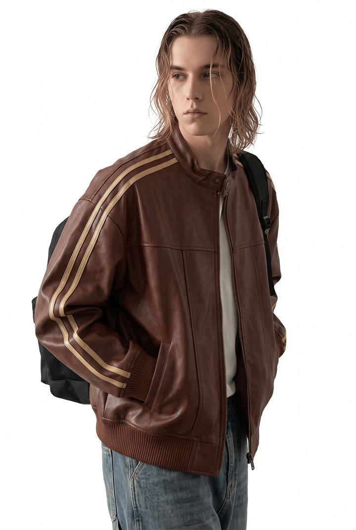 Faux Leather Jacket na2764