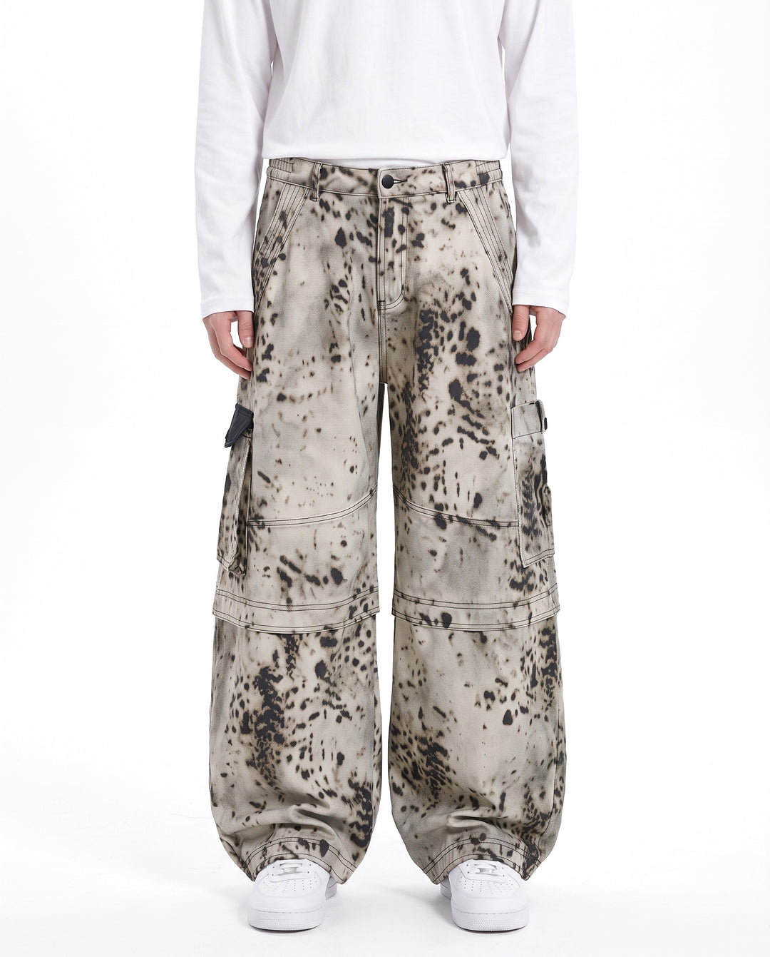 Splatter Cargo Pants na2975