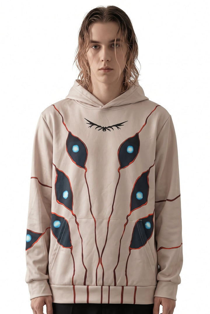 Graphic Paneled Hoodie na2761