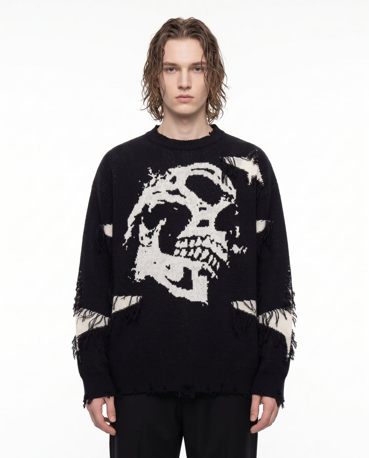 Skull Knit Sweater na3244