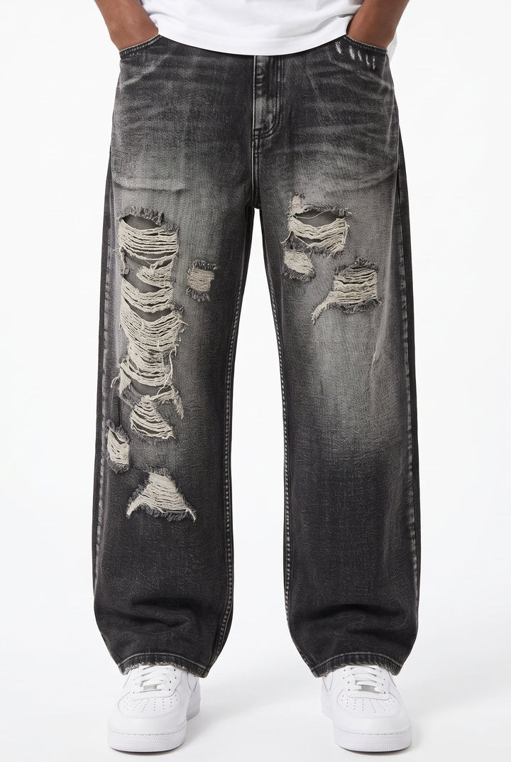 Graphic Wide Jeans na2762