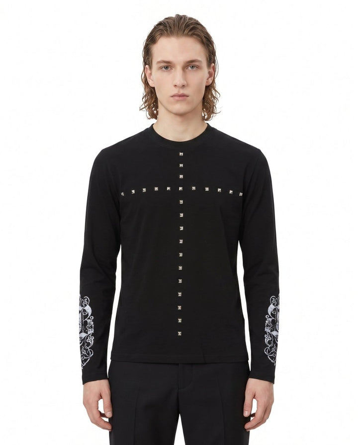 Studded Cross Shirt na3033