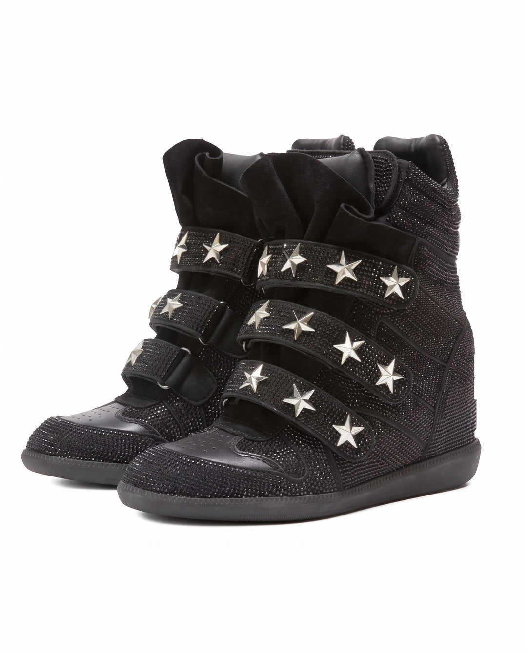 Studded Wedge Sneakers na3183