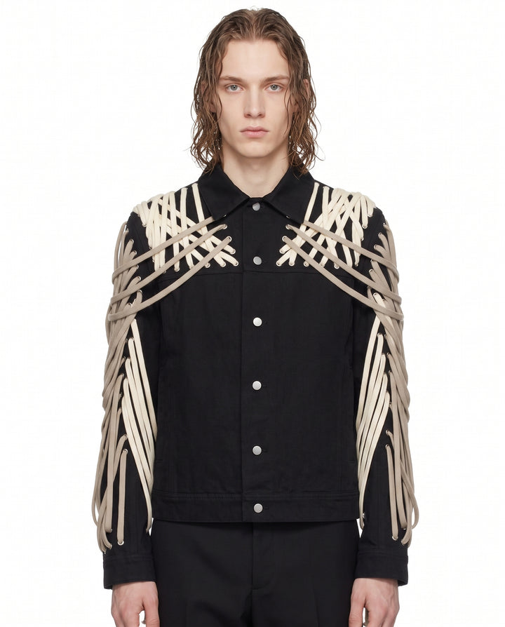 Laced Denim Jacket na2935