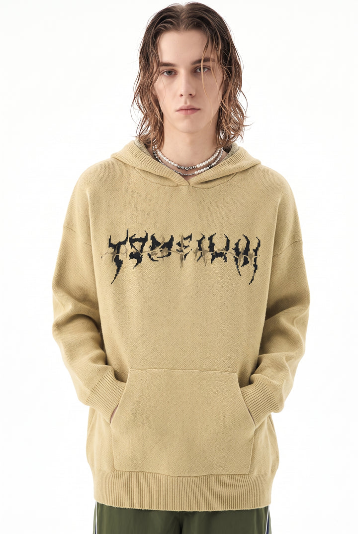 Skeleton Knit Hoodie na2777