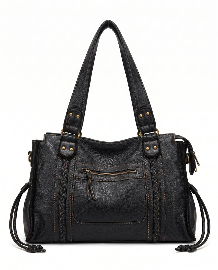 Leather Shoulder Bag na3193