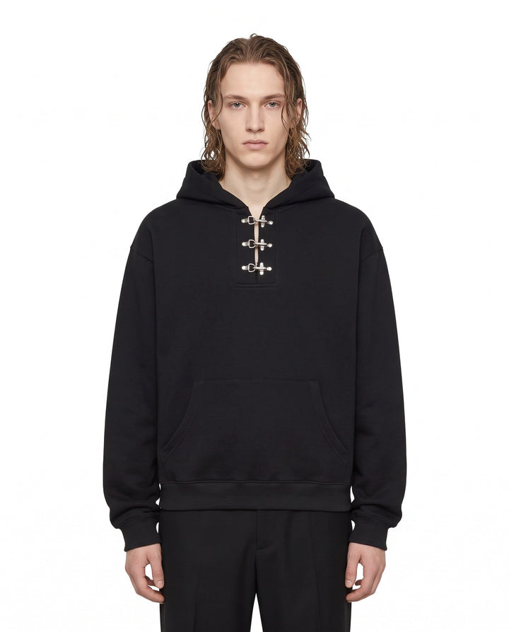 Buckle Neck Hoodie na3166