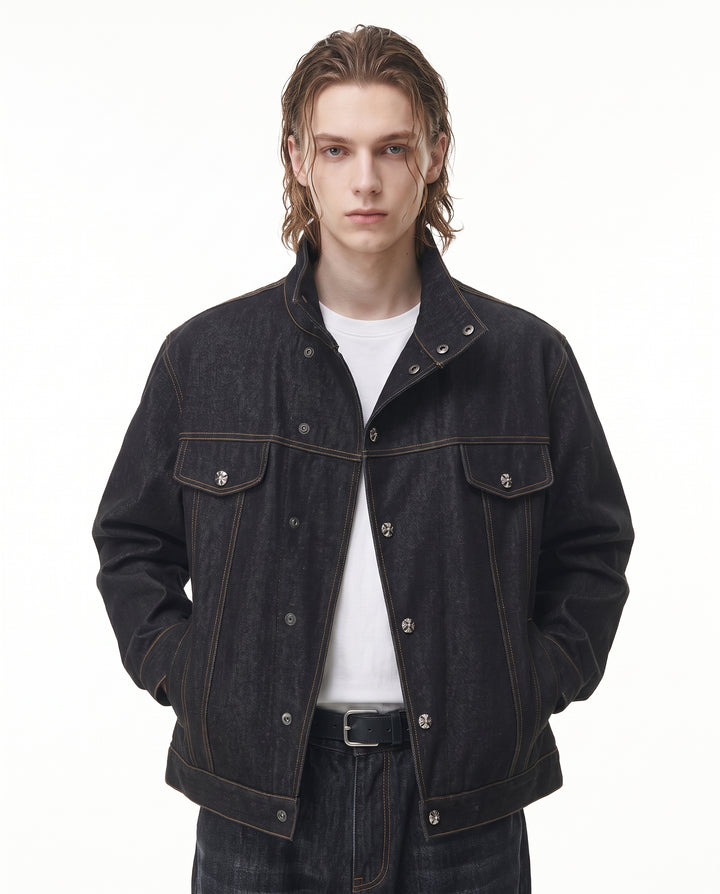 Black Denim Jacket na3246