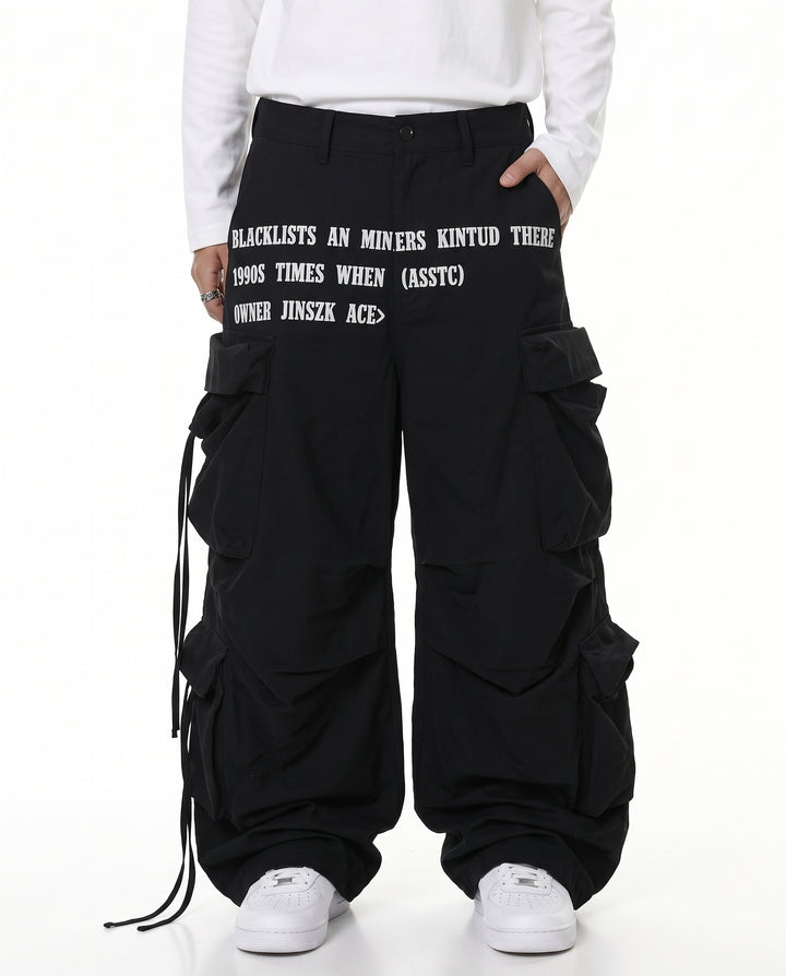 Wide Cargo Pants na3229