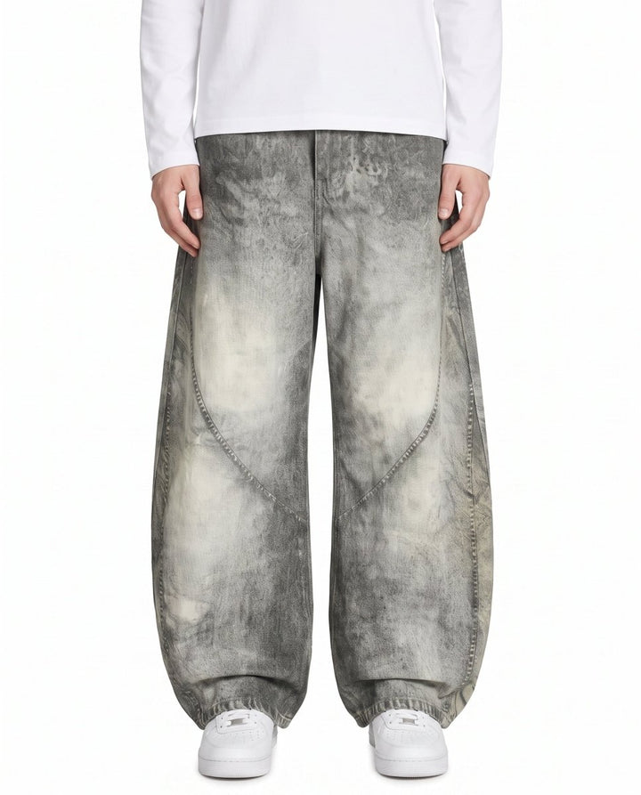 Washed Wide Jeans na3023