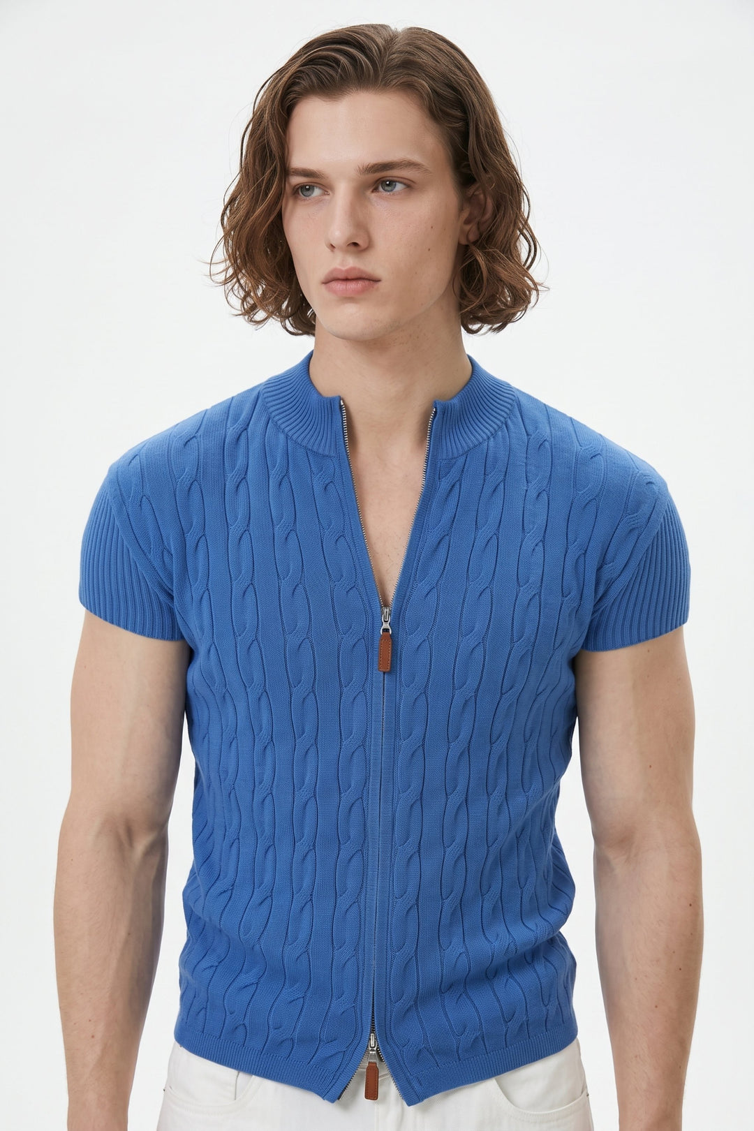 Zip Knit Polo na2655