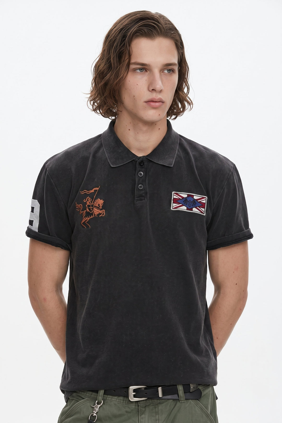 Washed Polo Shirt  na2670