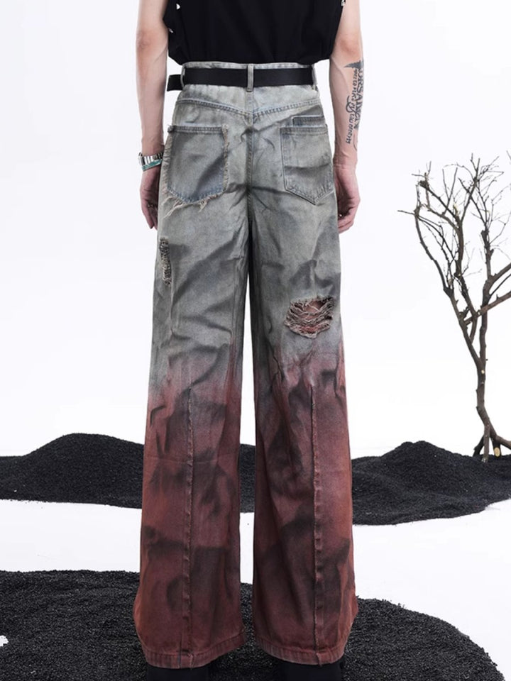 【STARTEXCEEDEND】wide-leg jeans  na1611