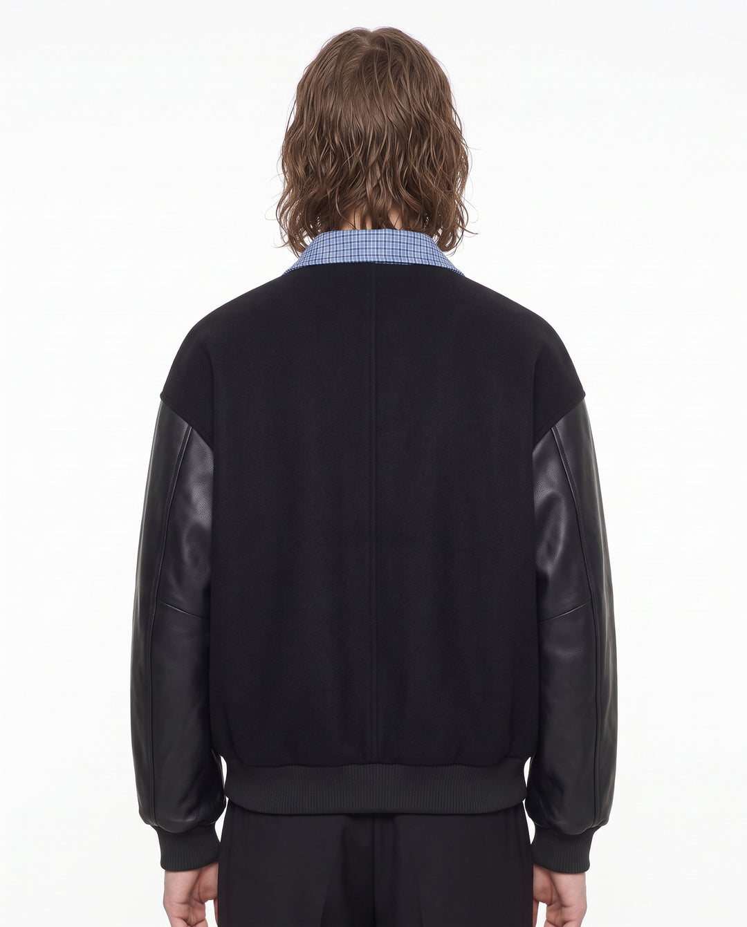 Collared Varsity Jacket na3242