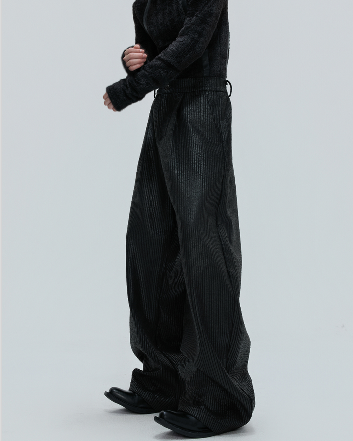 [ArguE CulturE] Shadow Sheen Wide Trousers na2269