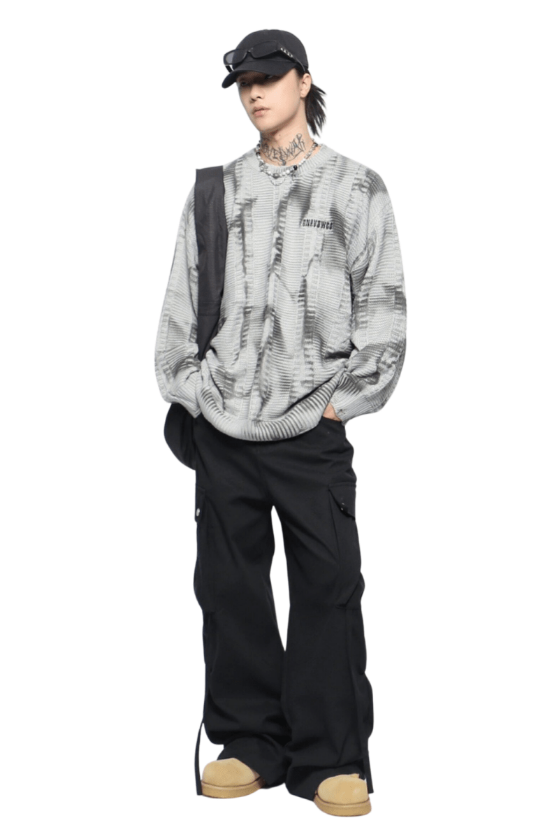 Vintage Wash Knit Pullover  na2445