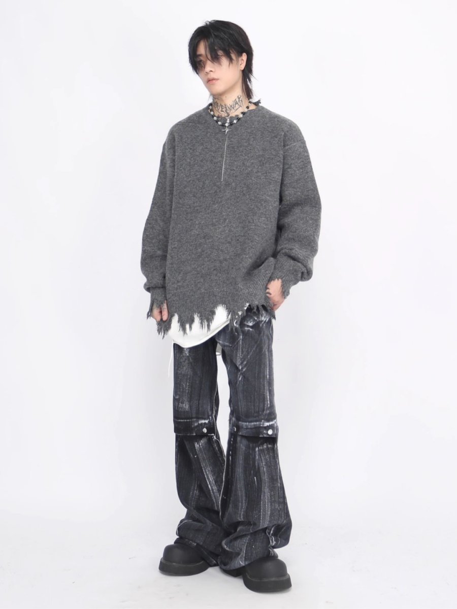 【Mz】high street half-zipper na1552