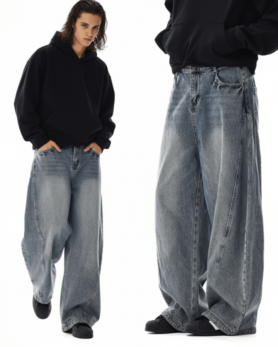 Oversize Street Volume Jeans  na2265