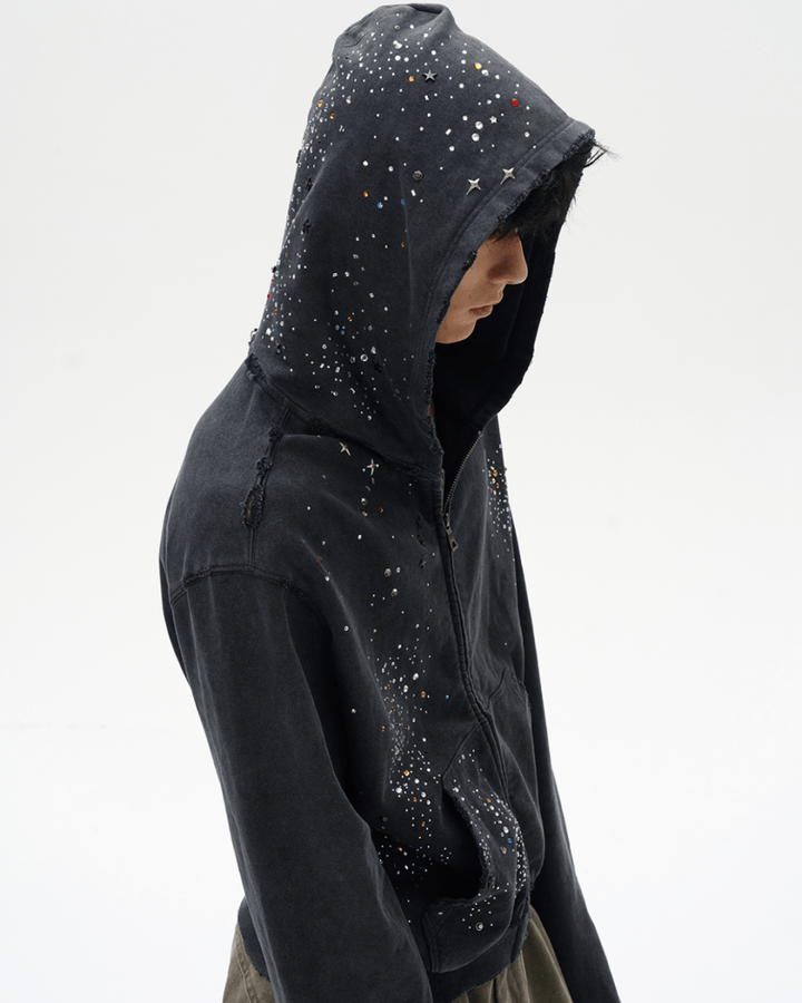 American-style zipper sweatshirt na2167