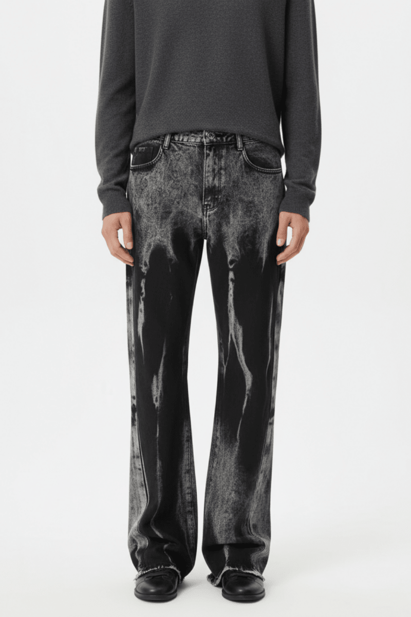 Gradient Wash Wide Flare  na2371