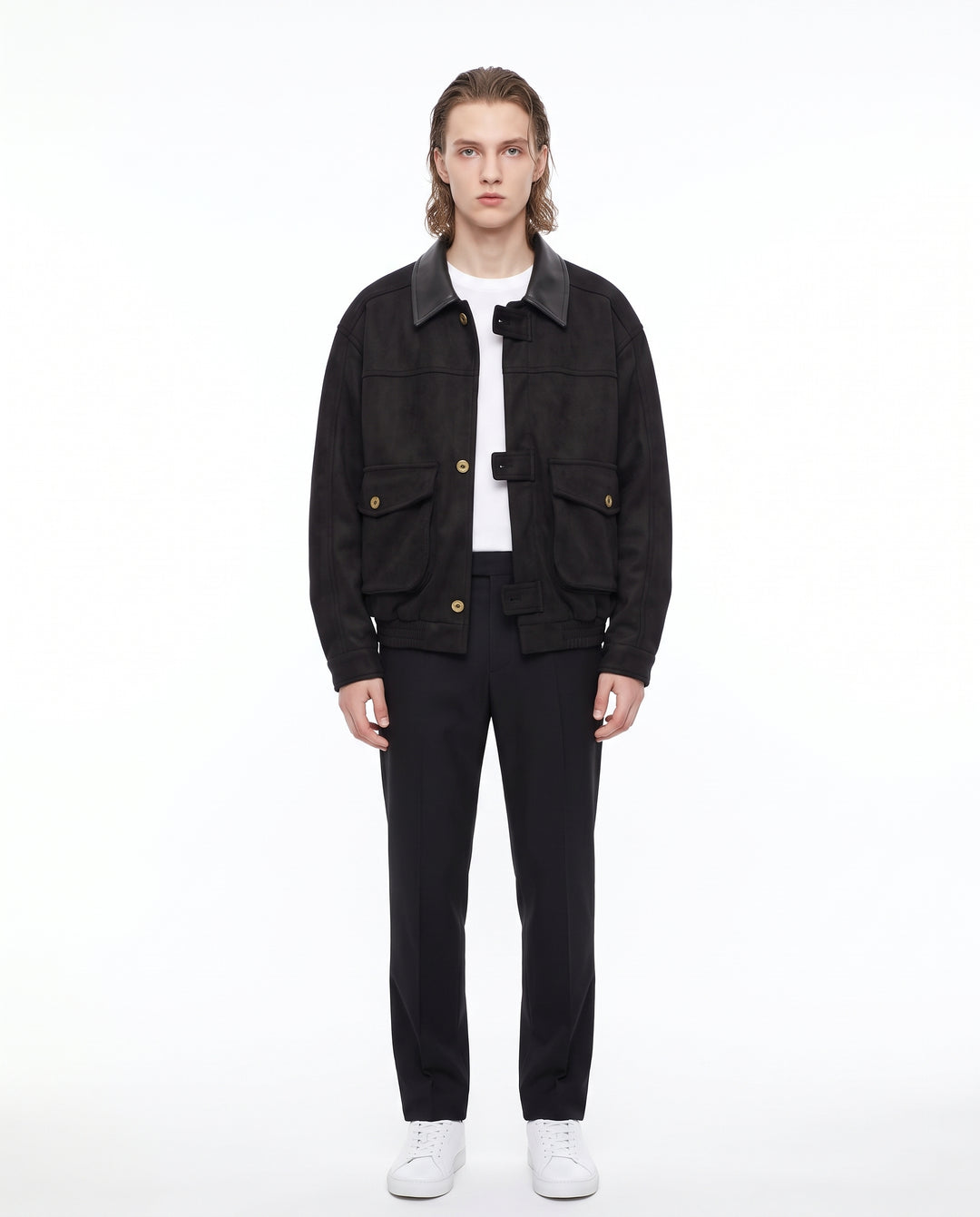 Suede Bomber Jacket na3170