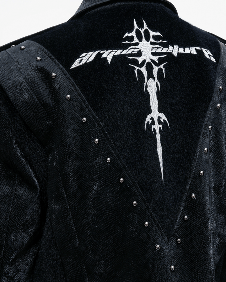 [ArguE CulturE] Noir Crest Cyber ​​Jacket na2255