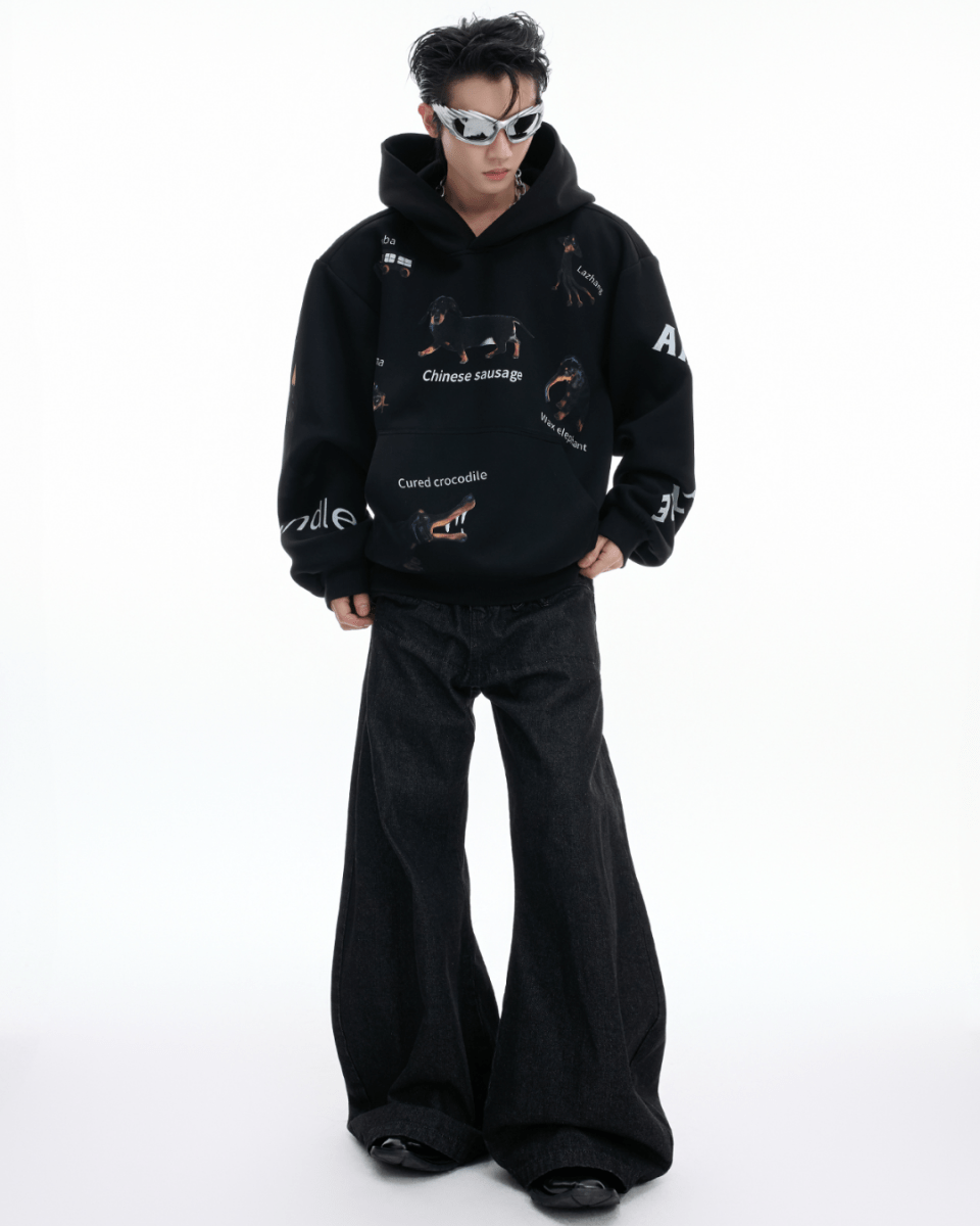 [ArguE CulturE] Stickers Hoodie na2169