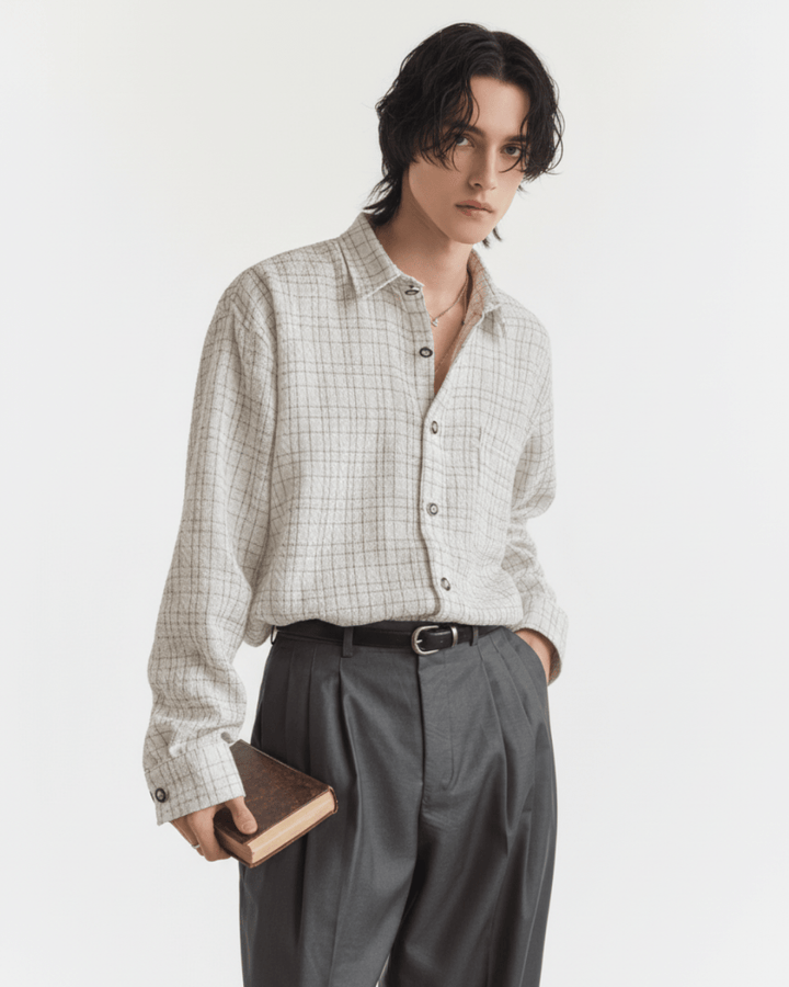 [MRCYC] Seoul Check Over Shirt na2218 