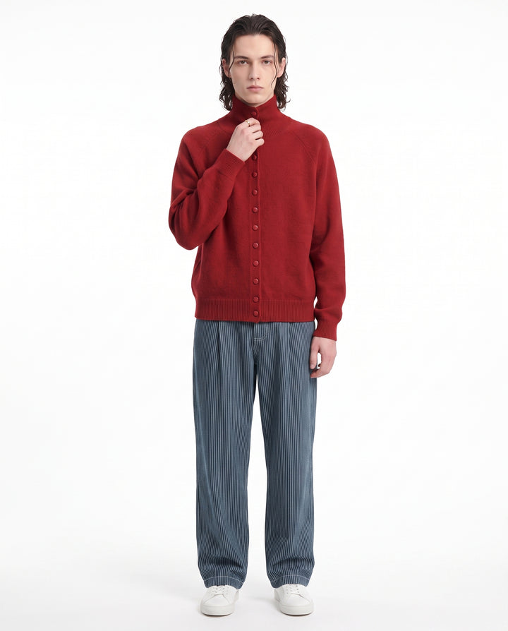 High Neck Cardigan na2987